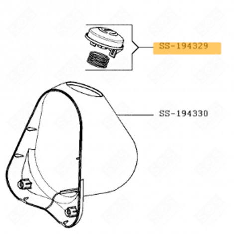BOUTON + RESSORT ROBOT MÉNAGER - SS-194329