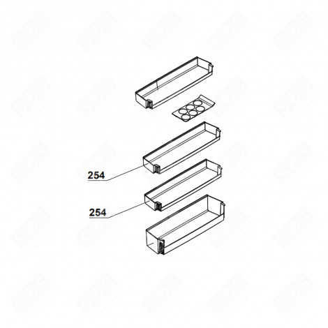 BALCONNET FRIGO, RÉFRIGÉRATEUR, CONGÉLATEUR - 4640550700