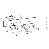 Lentille lampe témoin rouge (repère 12)