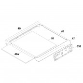 Enjoliveur droit de dessus (repère 48)