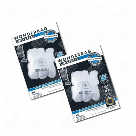 LOT DE 2 BOITES (8 SACS UNIVERSELS) ASPIRATEUR - WB484720