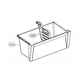 Bac à légumes complet avec plaque (repère 151A)