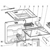 Câblage clef  (repère 57)
