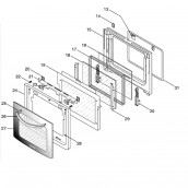 Ecran de répartition des flux colle (repère 19)