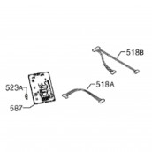 Câblage programmateur, sélecteur (repère 518b) Câblage programmateur, sélecteur (repère 518b)