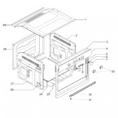 Déflecteur socle (repère 24)