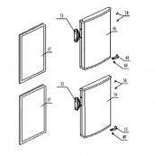 Joint de porte réfrigérateur (repère 47)