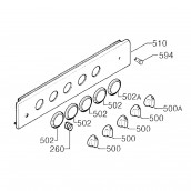 Clips bulbe thermostat (repère 6)