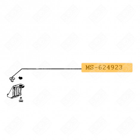 AGRAFE SUPPORT POMPE NESPRESSO VERTUO NEXT CAFETIÈRE, MACHINE À CAFÉ - MS-624923