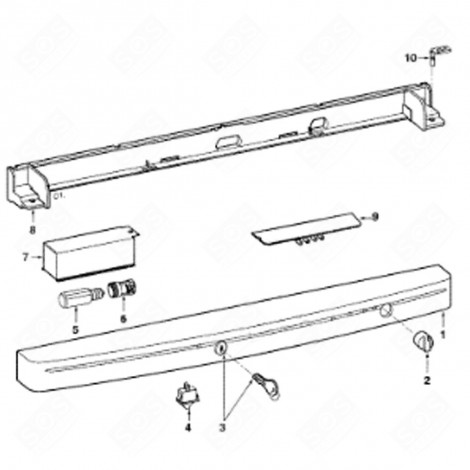 DOUILLE DE LAMPE (REPÈRE 6) FRIGO, RÉFRIGÉRATEUR, CONGÉLATEUR - 45X5970