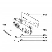 Axe de bouton (repère 403)