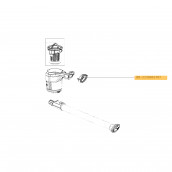 Brosse amovible bleue