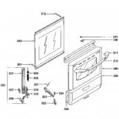 Façade de portillon (repère 320)