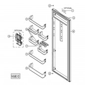 Porte de freezer (repère 4)