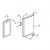 Douille de porte (repère 27)