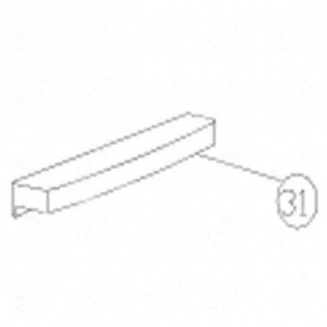 CAPOT BANDEAU SUPÉRIEUR (REPÈRE 31) FRIGO, RÉFRIGÉRATEUR, CONGÉLATEUR - AS0023571
