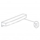 Capot bandeau supérieur (repère 31)