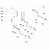 Tuyau de gaz avant (repère 178)