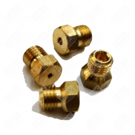 JEU D'INJECTEURS GAZ NATUREL D'ORIGINE PLAQUE DE CUISSON - C00139307, 482000029430