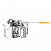 Flasque droite rouge NESPRESSO MAESTRIA