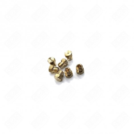 JEU D'INJECTEURS GAZ BUTANE PROPANE D'ORIGINE PLAQUE DE CUISSON - C00090735, 482000027841