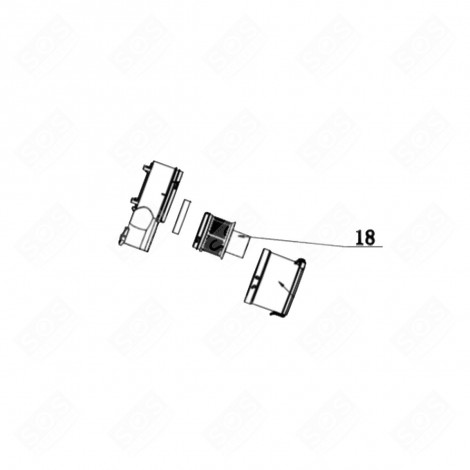 FILTRE CONIQUE (REPÈRE 18) ASPIRATEUR - AS000101