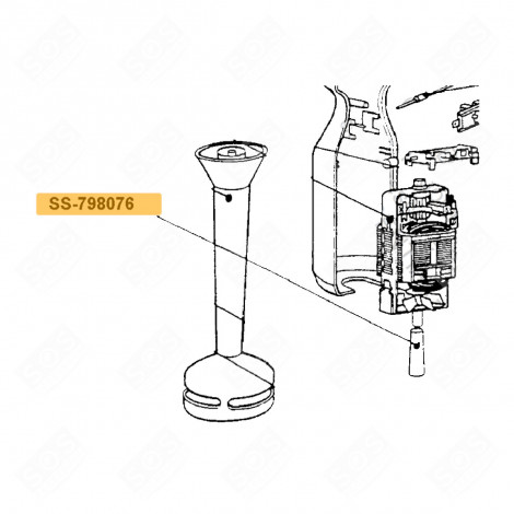 SUPPORT DE LAME ROBOT MÉNAGER - SS-798076