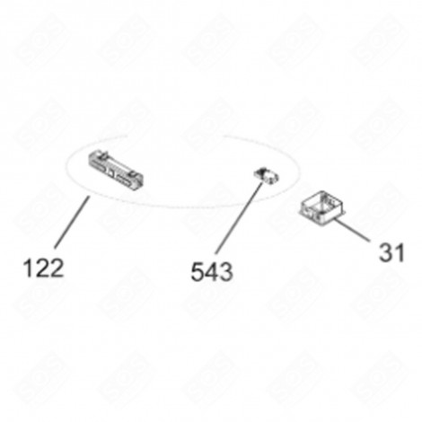 LAMPE (REPÈRE 31) HOTTE - 4055353645, LMP0112458