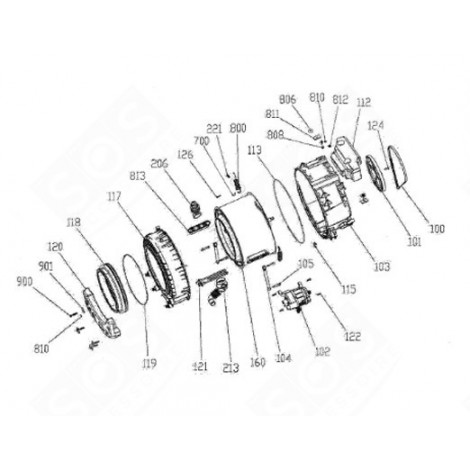RESSORT MACHINE À LAVER, LAVE-LINGE - 37000963