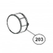 Bouton de programmation (repère 203)