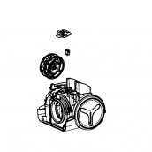 Carter + moteur + enrouleur