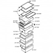 Bac congélation supérieur (repère 297335)