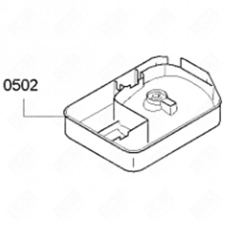 BAC DE DÉGIVRAGE (REPÈRE 0502) FRIGO, RÉFRIGÉRATEUR, CONGÉLATEUR - 00096212