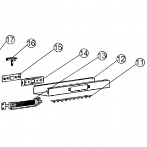 PTC RESISTANCE FRIGO, RÉFRIGÉRATEUR, CONGÉLATEUR - FR007562