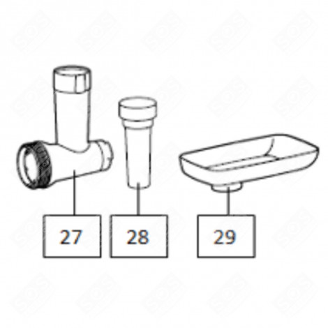 POUSSOIR HACHOIR (REPÈRE 28) ROBOT MÉNAGER - CU001154