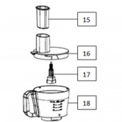 Couvercle Bol Plastique (repère 16)