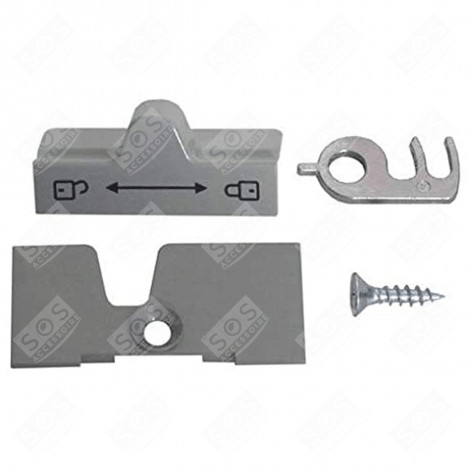 ENSEMBLE FERMETURE DE PORTE FRIGO, RÉFRIGÉRATEUR, CONGÉLATEUR - 2412757300