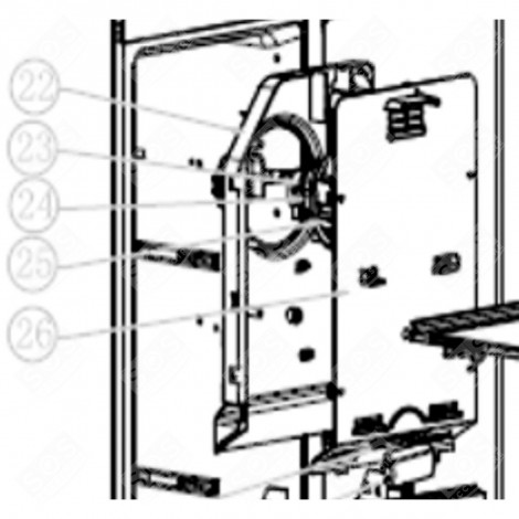 VENTILATEUR FREEZER (REPÈRE 28) FRIGO, RÉFRIGÉRATEUR, CONGÉLATEUR - FR000948