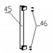 Poignée (repère 45)