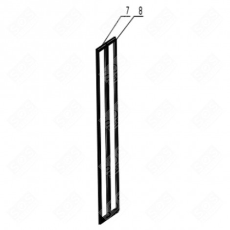 JOINT PORTE (REPÈRE 7) FRIGO, RÉFRIGÉRATEUR, CONGÉLATEUR - FR000288