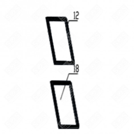 JOINT PORTE REF FRIGO, RÉFRIGÉRATEUR, CONGÉLATEUR - FR000290