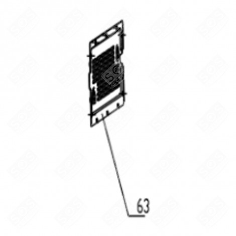 CACHE COMPRESSEUR FRIGO, RÉFRIGÉRATEUR, CONGÉLATEUR - FR000346