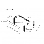 Fix Verre Porte Gauche (repère 279)