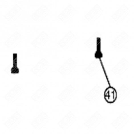 PIED RÉGLABLE (REPÈRE 41) FRIGO, RÉFRIGÉRATEUR, CONGÉLATEUR - FR003976