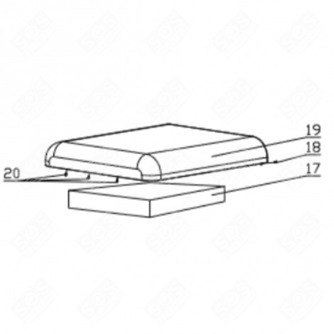 TOP (REPÈRE 19) FRIGO, RÉFRIGÉRATEUR, CONGÉLATEUR - FR001065