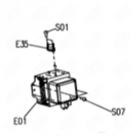 THERMOSTAT (REPÈRE E35) FOUR, CUISINIÈRE - CU003831
