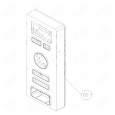 BANDEAU DE COMMANDES FOUR, CUISINIÈRE - CU004743