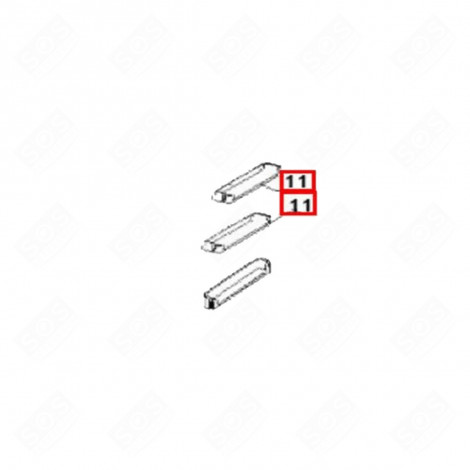BALCONNET SUPÉRIEUR ET INTERMÉDIAIRE (REPÈRE 11) FRIGO, RÉFRIGÉRATEUR, CONGÉLATEUR - 139A12