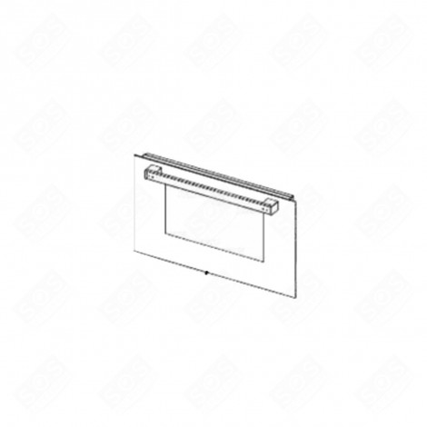PORTE COMPLÈTE D'ORIGINE FOUR MICRO-ONDES - DE94-03915M