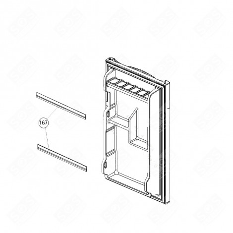 SUPPORT BOUTEILLES FRIGO, RÉFRIGÉRATEUR, CONGÉLATEUR - 40020617